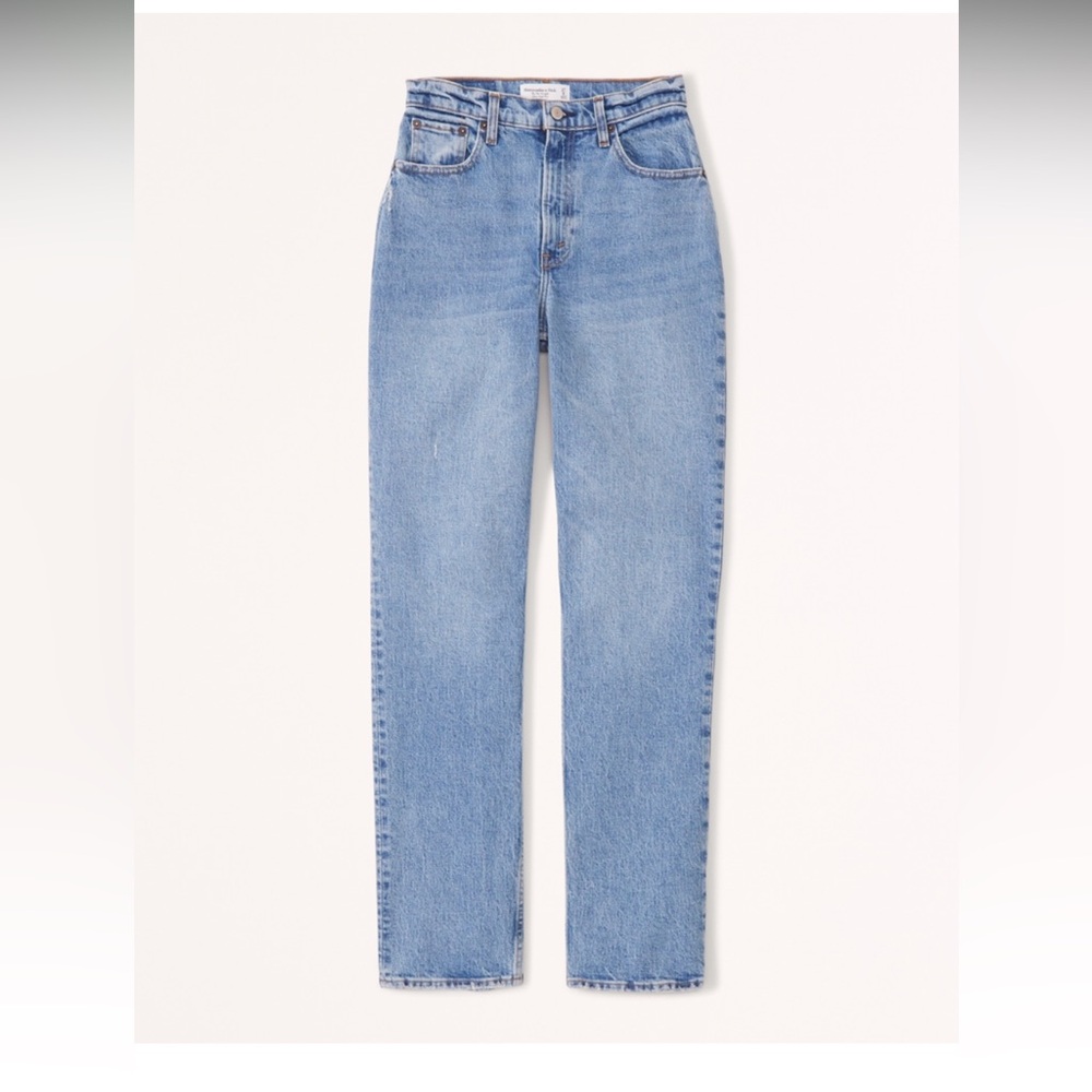 Abercrombie Curve love ultra high rise 90s straight jeans